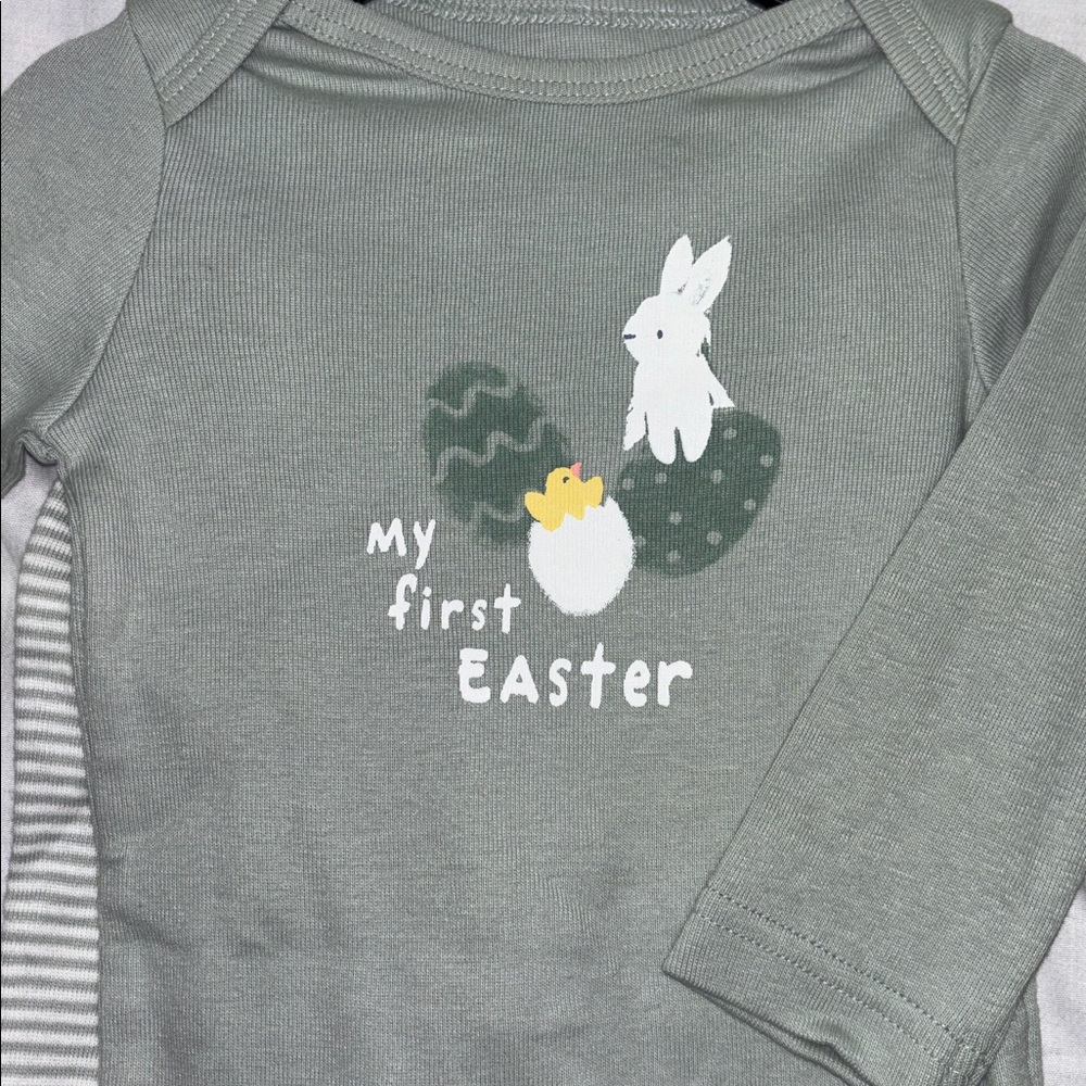 Carter's My First Easter Bodysuit - Sage Green - Picture 5 of 5